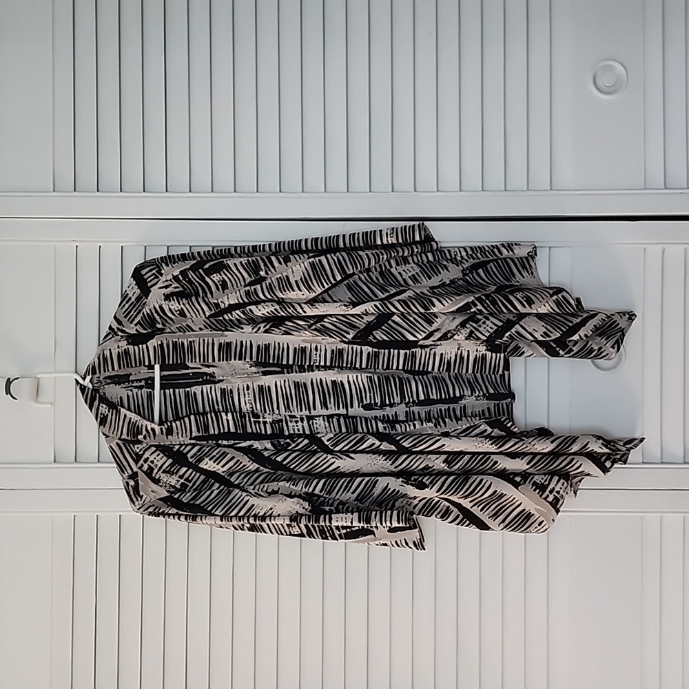 Jacket in beige black